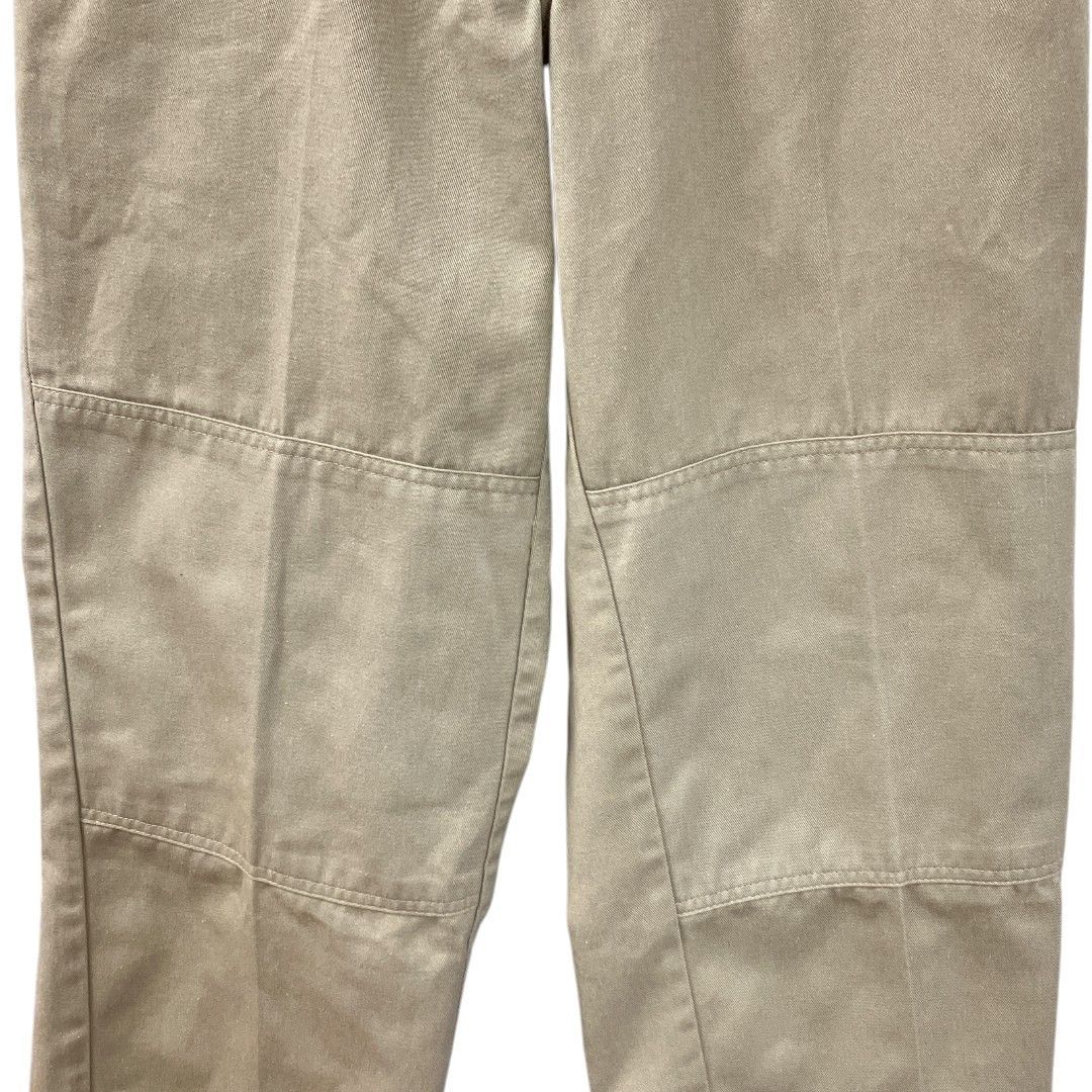 Dickies ダブルニーワークパンツ ディッキーズ カーキ 古着 Plus