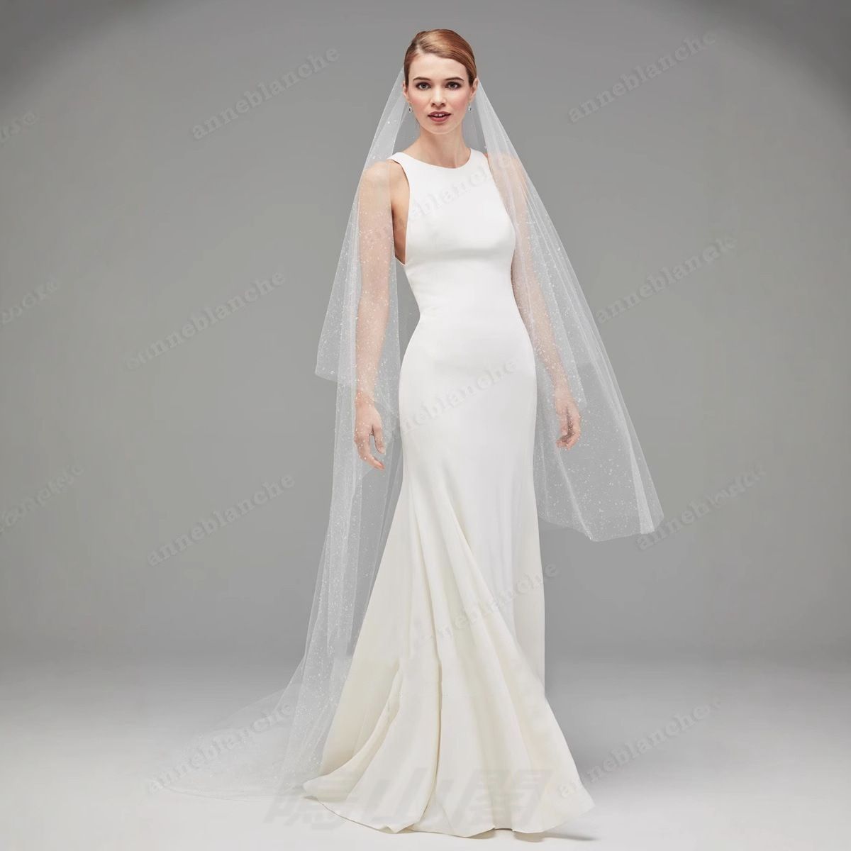 ノースリーブ サテン