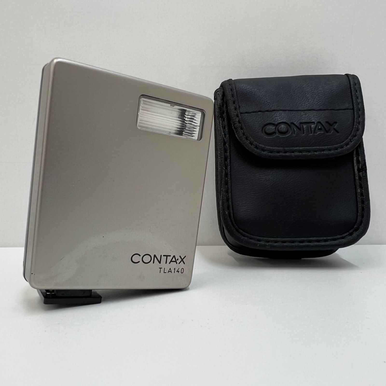 F250806-13 CONTAX TLA140 コンタックス ストロボ ケース付き