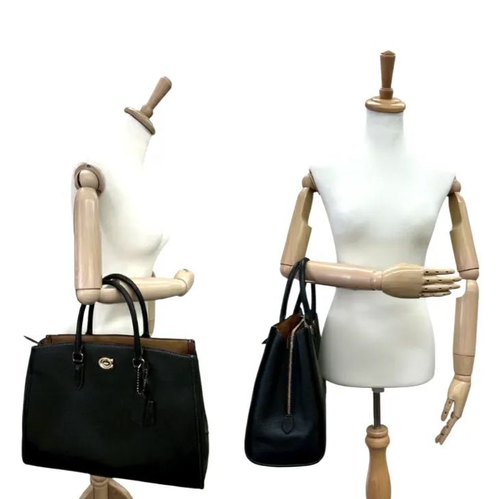 未使用品】COACH コーチ ブルック キャリーオールレザー ブラック  