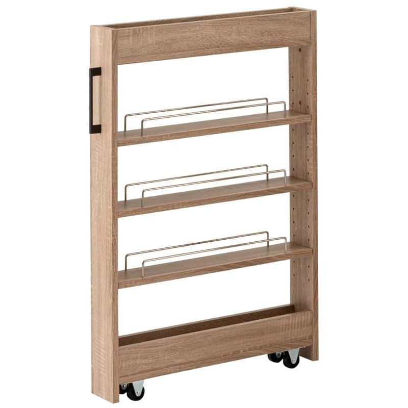 送込美品！事務キャビネットTRUSCOスリムワゴン30×50×60㎝黒車輪