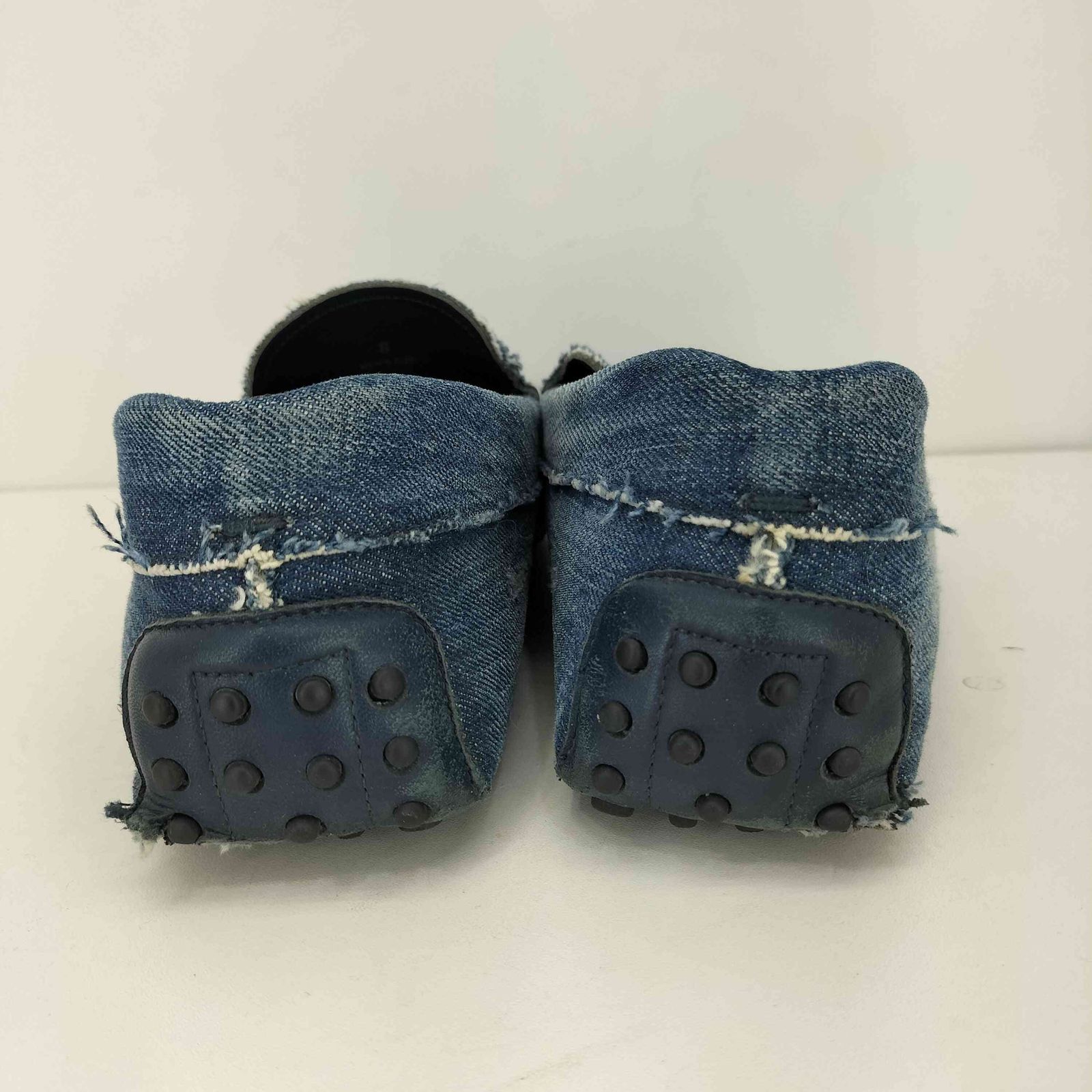 ダメージ加工ドライビングシューズ メンズ