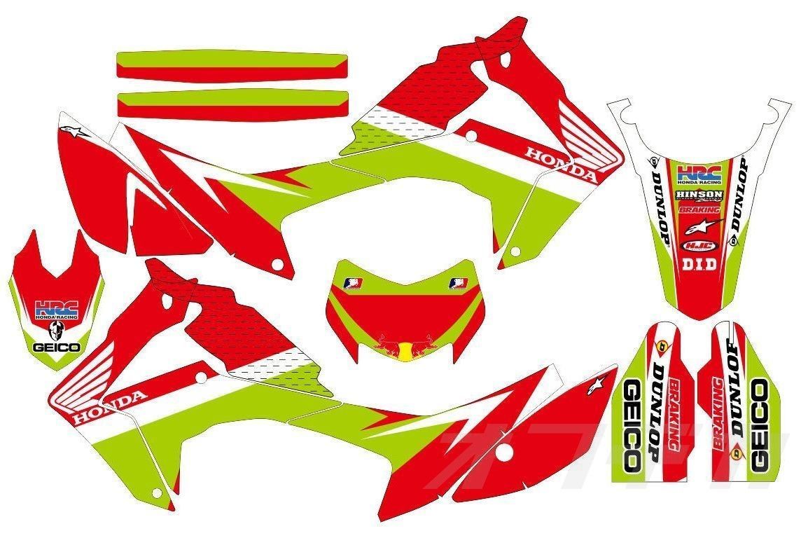 12-20 ホンダ HONDA CRF250L CRF250M 適合品 オリジナル デカール ステッカー dg1 ※デザイン決定後30日以内に発送