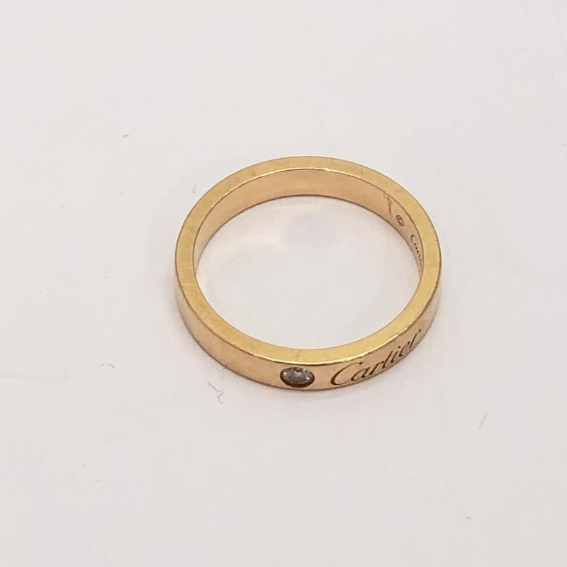 中古】Cartier ゴールドリング 11号 Au750 K18 ピンクゴールド