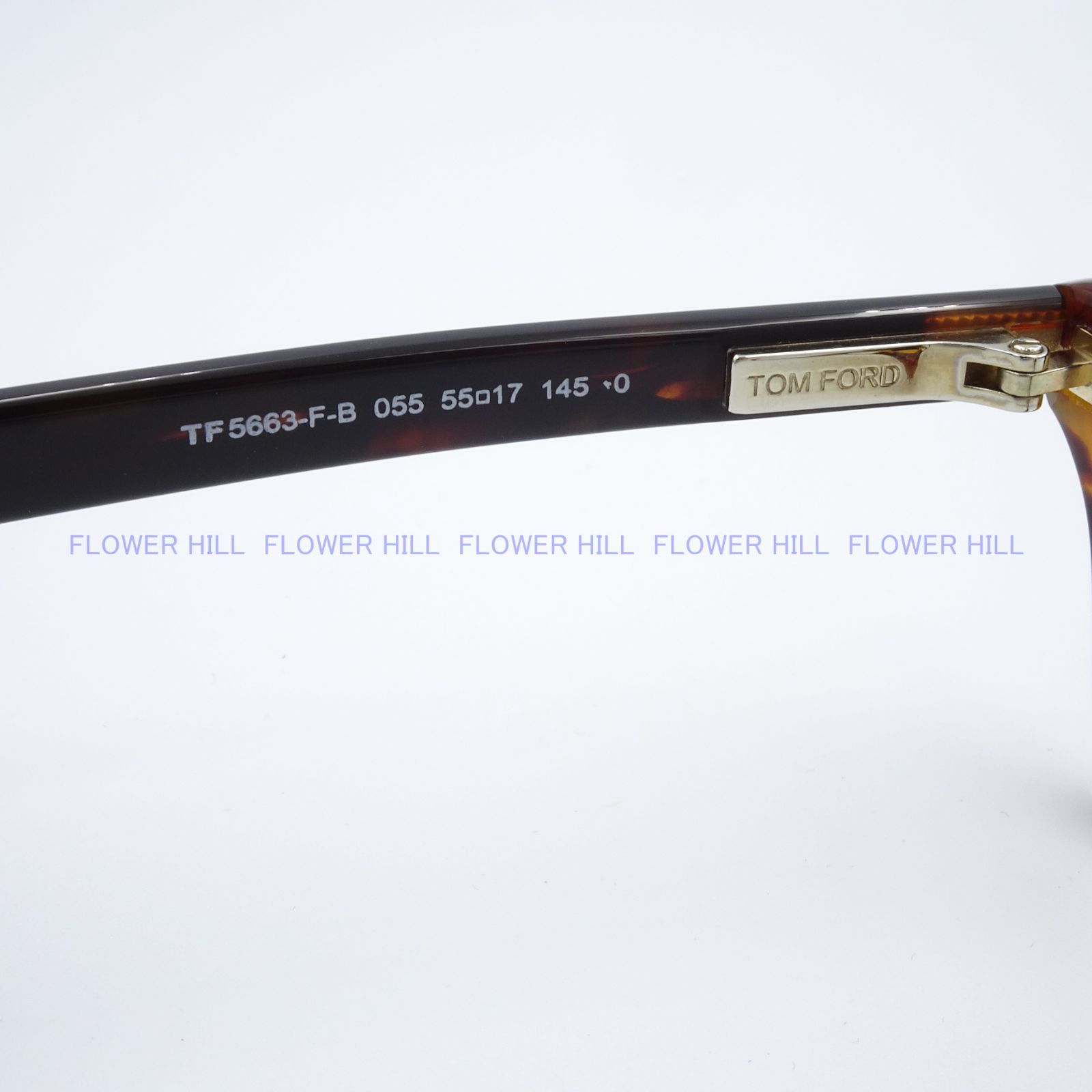 TOM FORD トムフォード メガネ TF5663-F-B 055 アジアンフィット スクエア ハバナ スクエア ブルーライトカットレンズ  イタリア製 メンズ レディース めがね 眼鏡