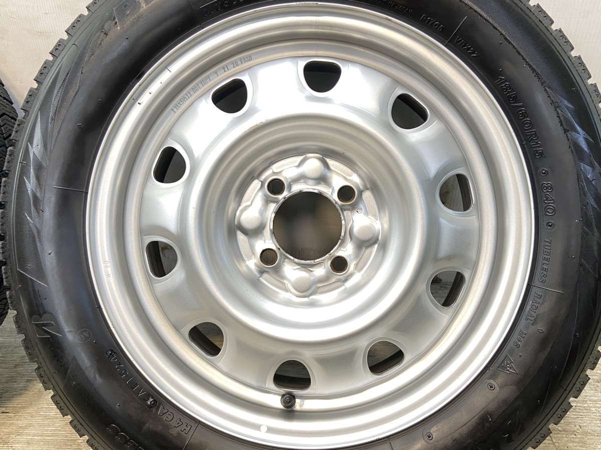 185/60R15 ブリヂストン ブリザック VRX2 15x5.5 100-4穴 中古