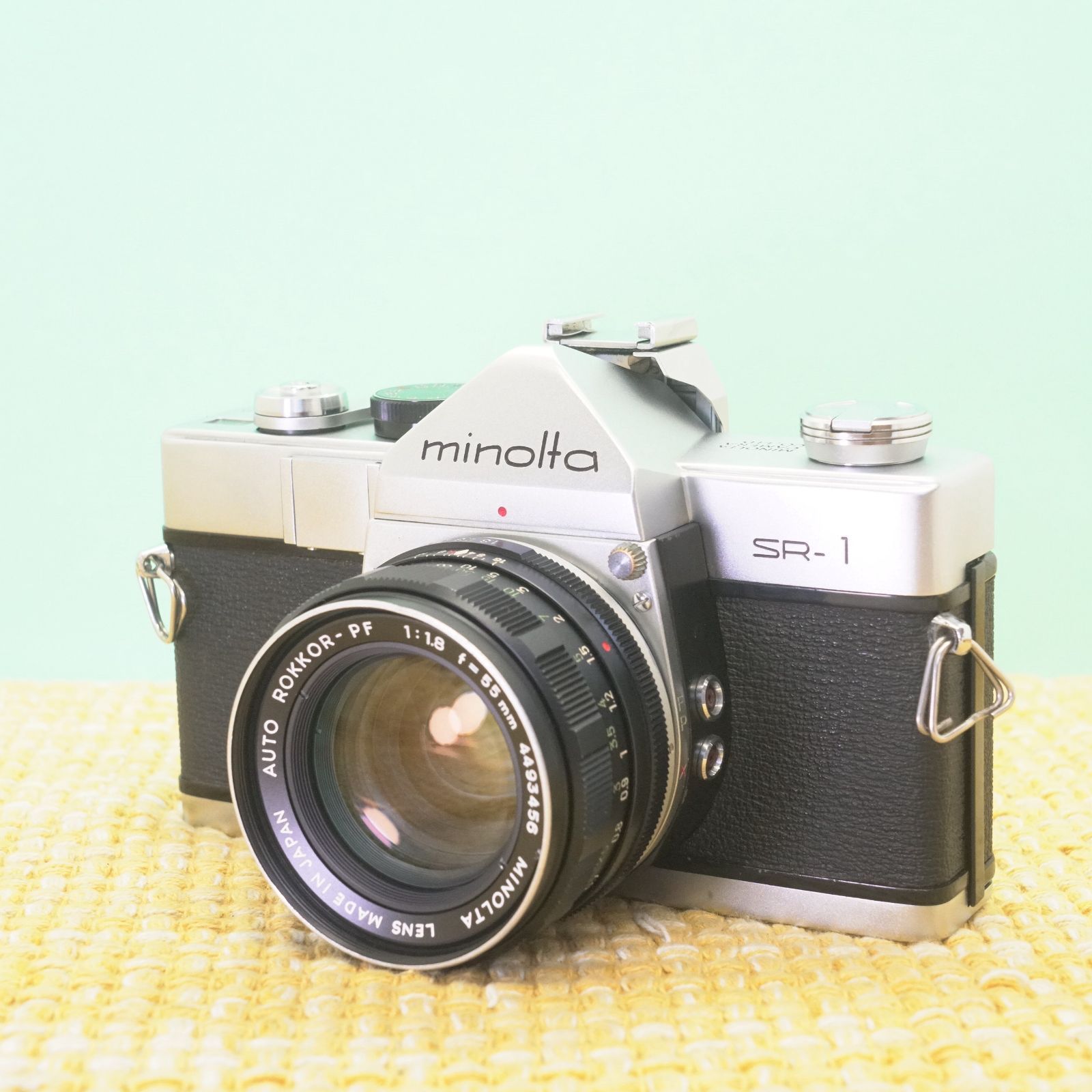 完動品◎ミノルタ SR-1 × 55mm f1.8 フィルムカメラ #675-
