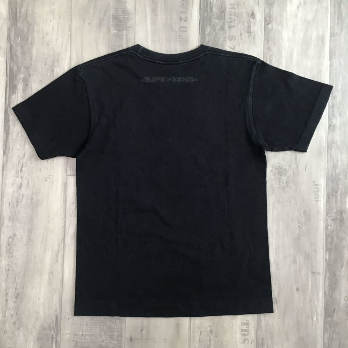 ☆激レア☆ KAWS × BAPE bendy ABC camo green Big face Tシャツ