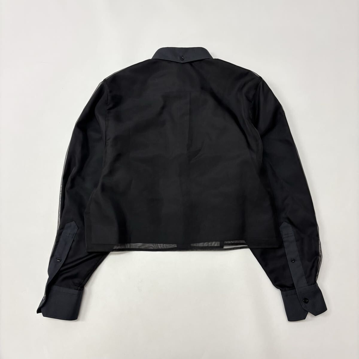 25aw 2025 新品 HYKE ハイク LAYERED OXFORD SHEER SHIRT 252-15247