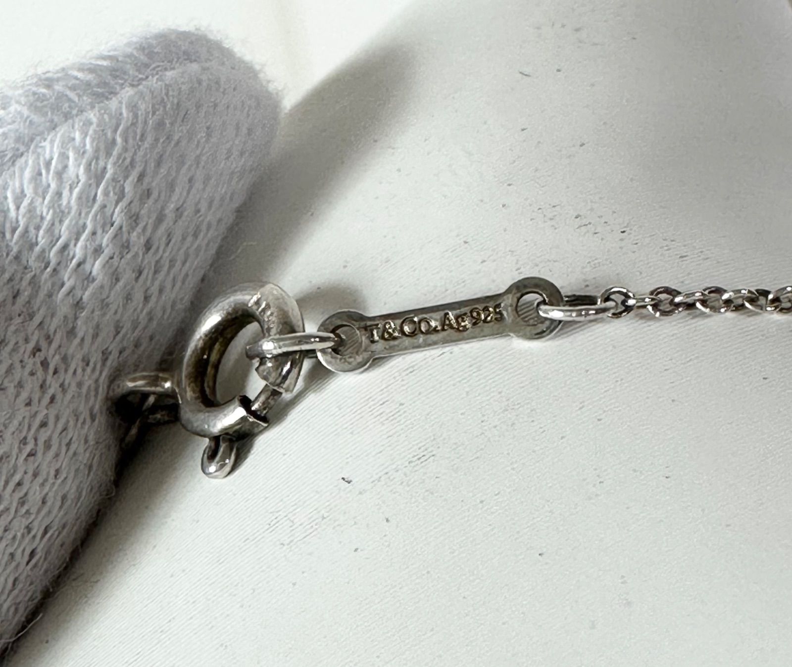 中古品】Tiffany&Co ティファニー オリーブ リーフ パール ネックレス 
