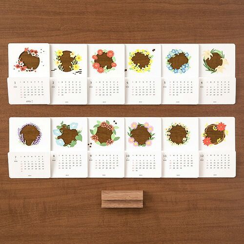カレンダー 花柄 | インフォメーション 株式 花柄の通販 (まとめ)【ミドリ】 カレンダー カレンダー 花柄 31207006 【×5セット】