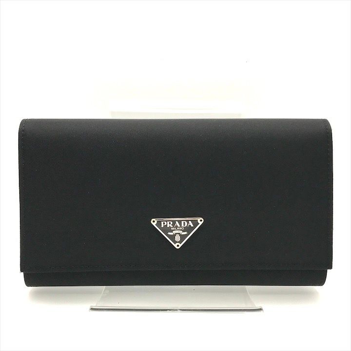 美品 PRADA プラダ ナイロン テスート 三角ロゴ 長財布