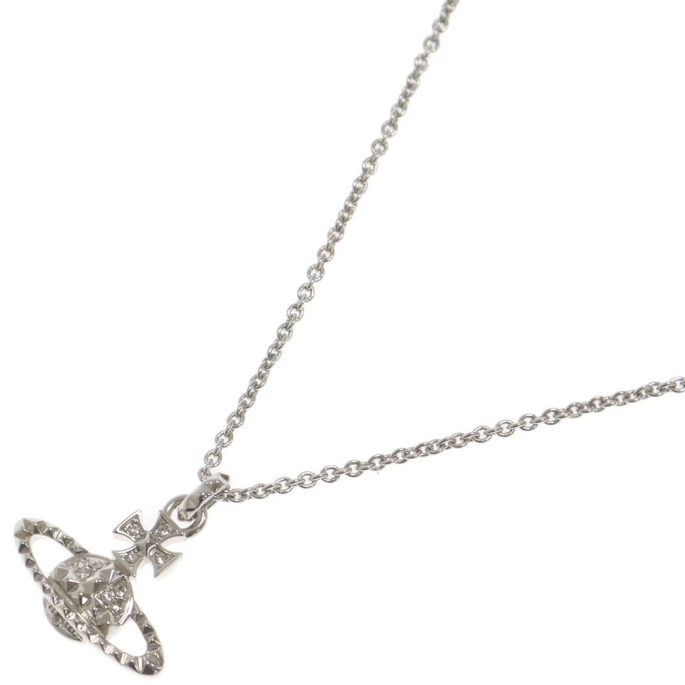 Vivienne Westwood ヴィヴィアンウエストウッド MAYFAIR BAS RELIEF マイフェア バスレリーフ ネックレス スタッズ オーブ シルバー 1205999137 Vivienne Westwood (ヴィヴィアンウエストウッド) MAYFAIR BAS RELIEF