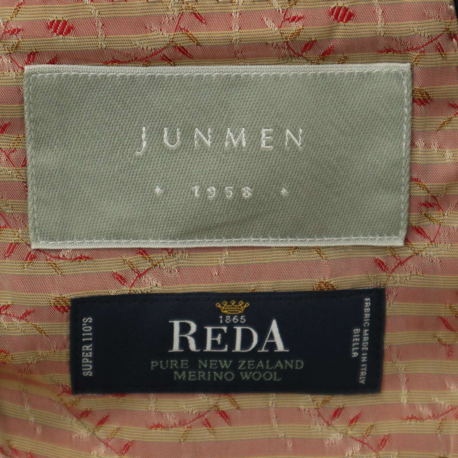 極美品NEW YORKER ×REDA サマージャケット メンズ　2B 背抜き THE SUIT COMPANY サマージャケット テーラード 本切羽 背抜き