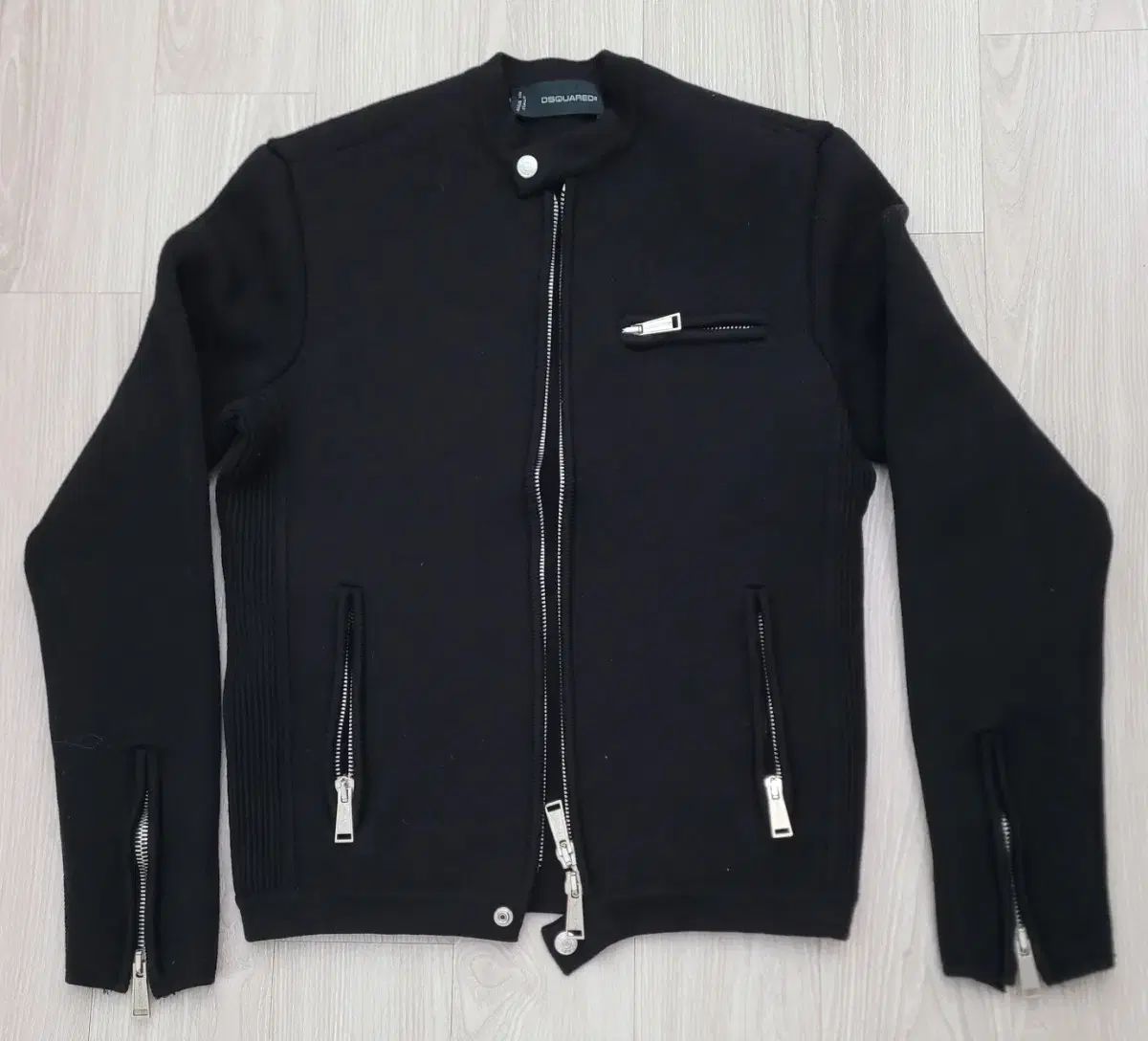 DSQUARED(ディースクエアード) ニット セーター ライダース ジャケット 90 ー 95