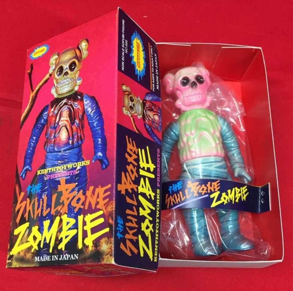 KENTH TOY WORKS THE SKULL BONE ZOMBIE 白成型/青/緑/ピンク塗装