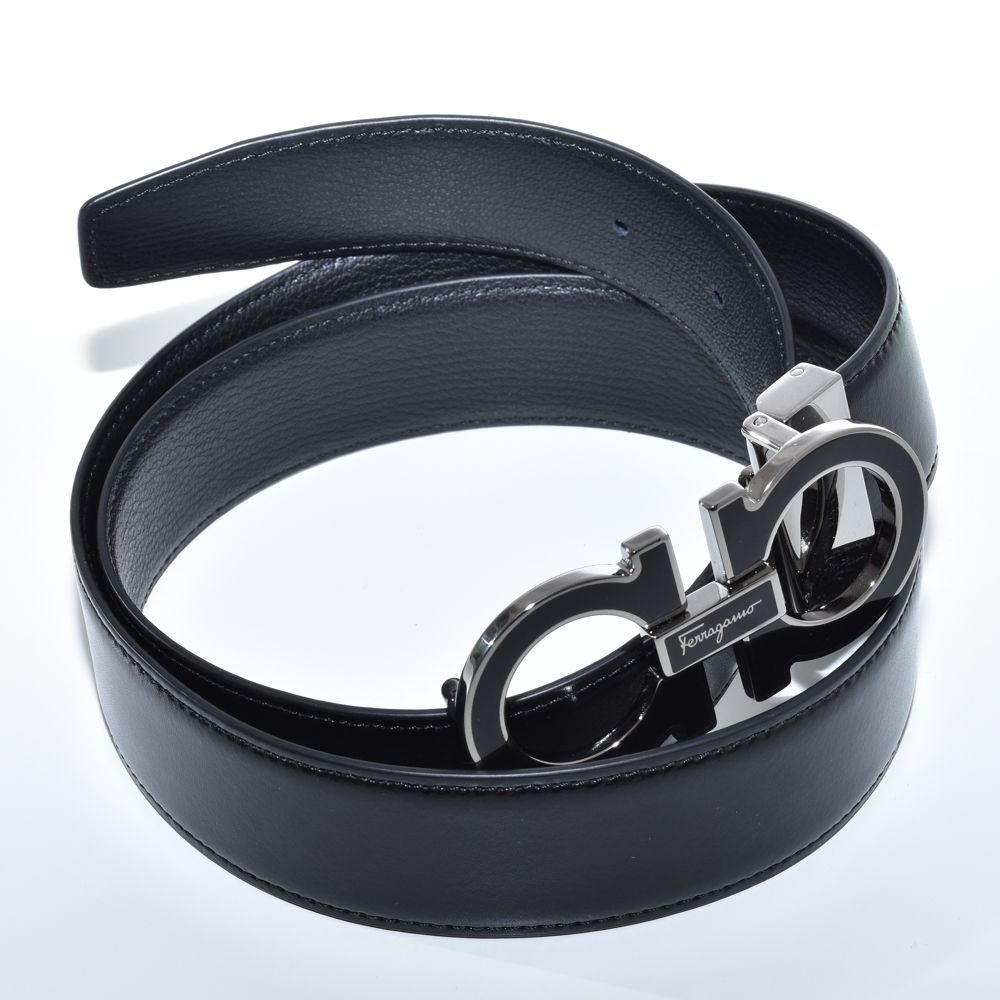 Salvatore Ferragamo ベルト メンズ ダブルガンチーニ リバーシブル