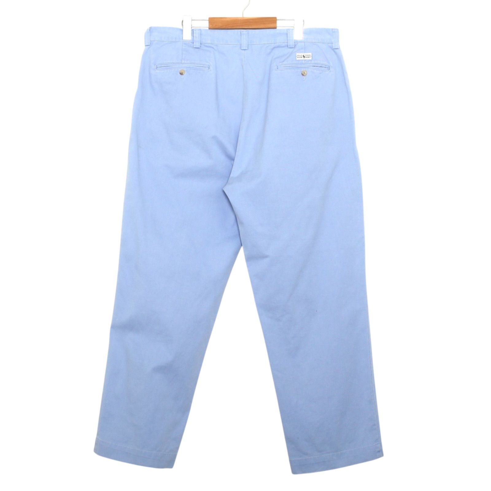 90s Polo by Ralph Lauren ポロチノ フィリップパンツ サックスブルー