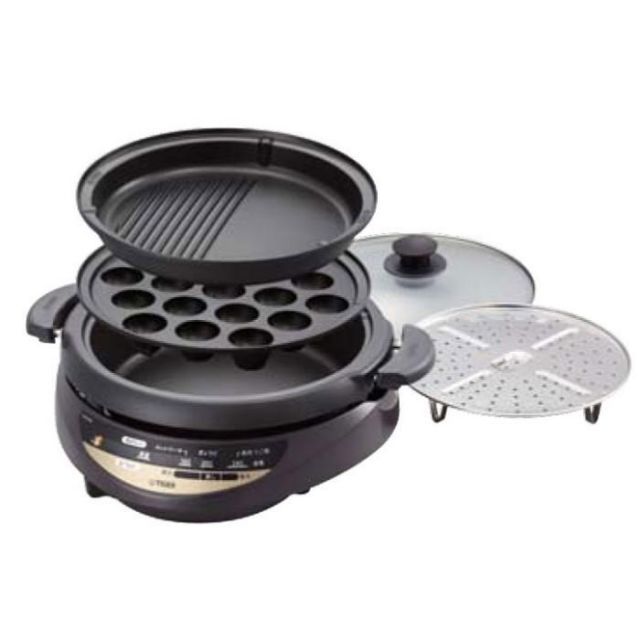タイガー　ホットプレート　ブラウン CQG-B300-T キッチン・食器 タイガー ホットプレート グリル鍋 CQG-B300-T