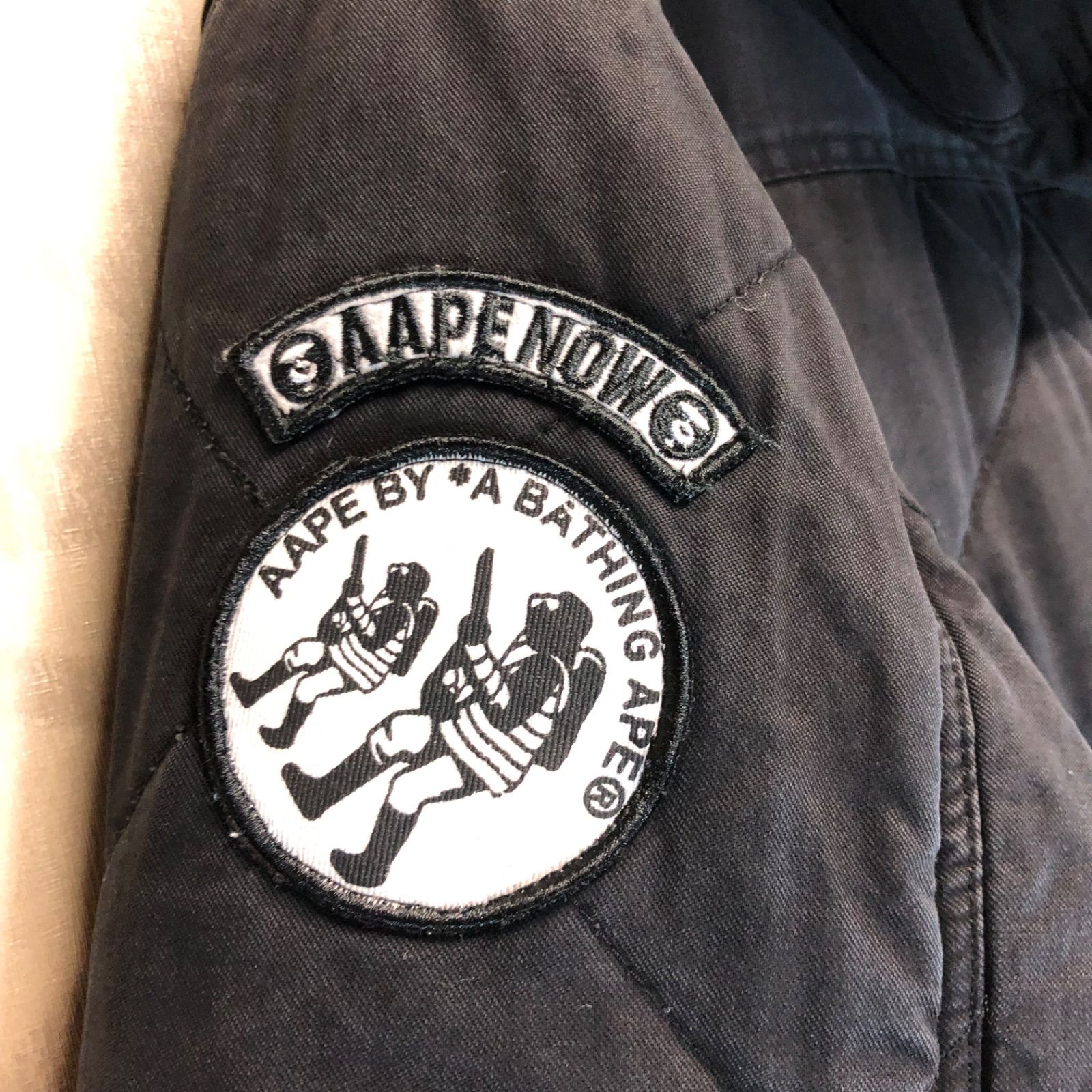 Aape A BATHING APE アベイシングエイプ キルティングジャケット 
