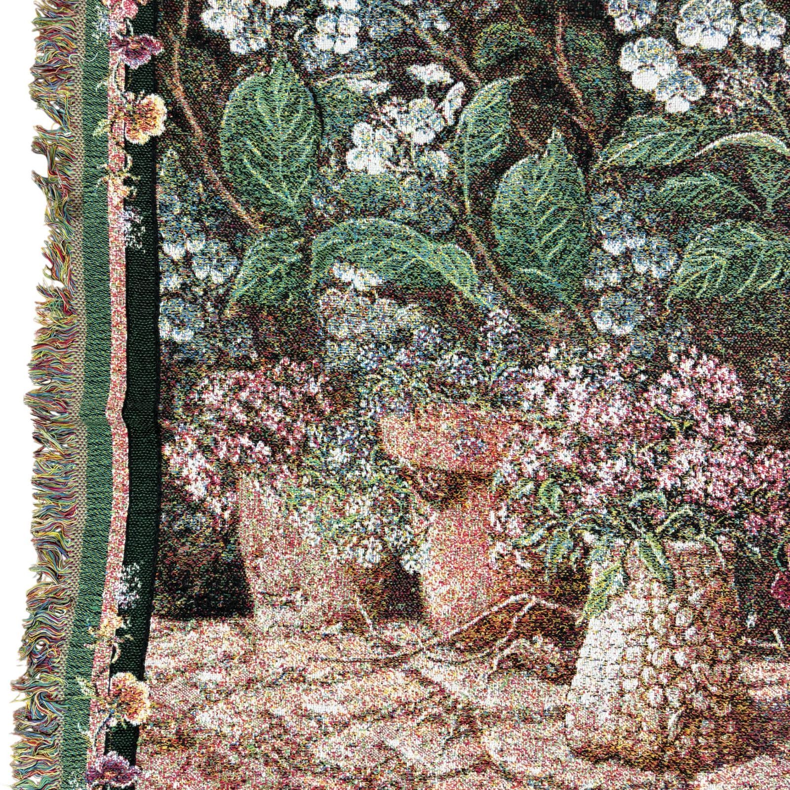 vintage ラグ カーペット マルチカバー USA製、アート、風景、花450 vintage ラグ カーペット マルチカバー USA製、アート、風景、花