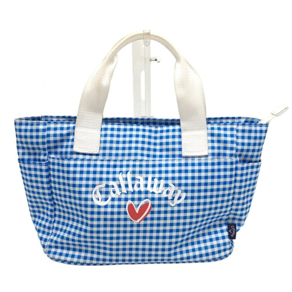 ☆SALE30％OFF☆キャロウェイ カートバッグ ブルー×白 チェックゴルフ