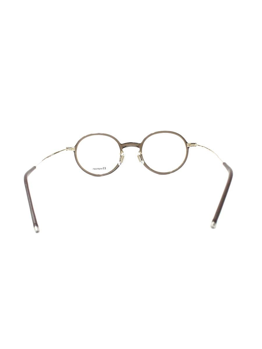 イーファイブアイヴァン p2 SB/WG メガネ ブラウン コンビフレーム  