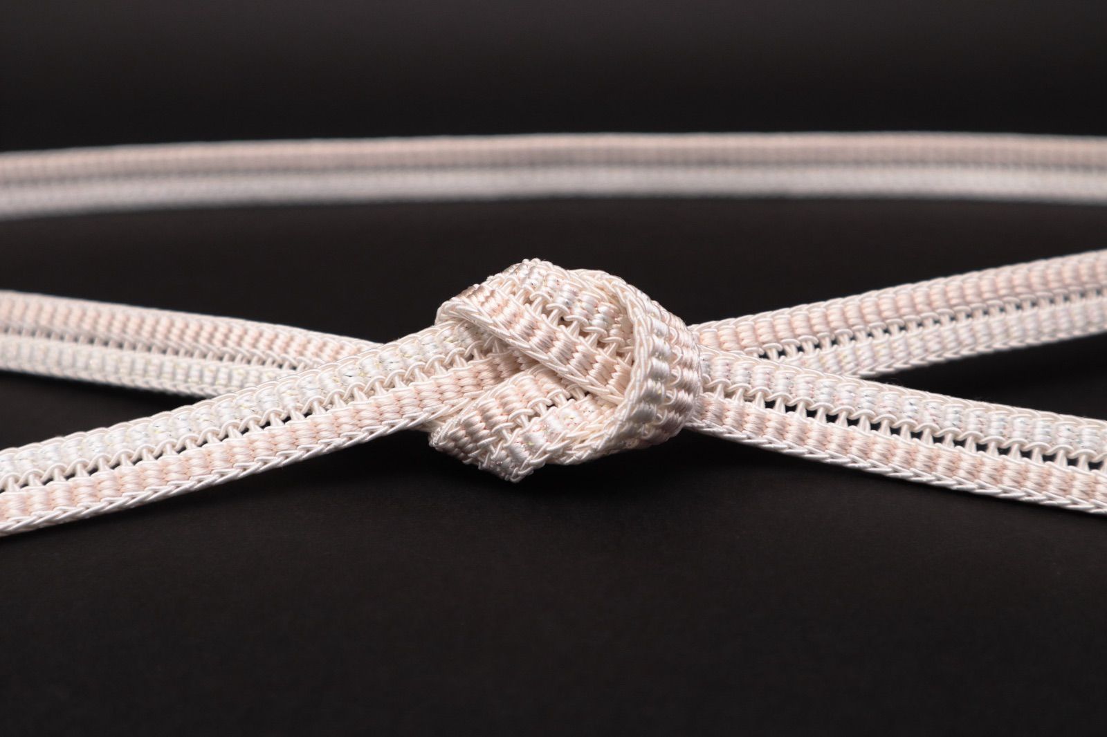 ◆帯締め夏用　平源氏レース撚房　◆紐の渡敬謹製【新品】