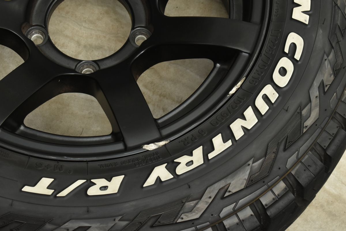 ジムニー専用】ORIGIN Labo. MUD-S7 16in 5.5j -20 PCD139.7 トーヨー