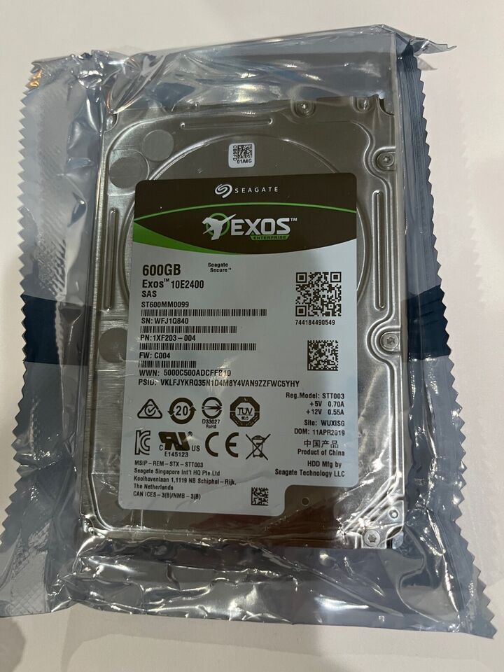 Seagate ST600MM0099 600GB 10K RPM 12GB|S SAS 2.5 HDD HARD DRIVE