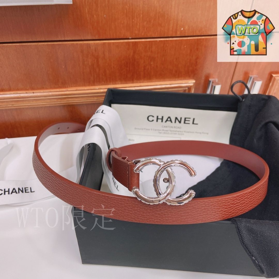 今日特価】Chanel ソフトレザーベルト-1 - メルカリ