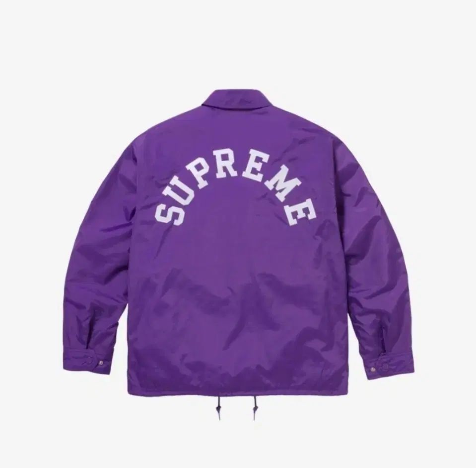 L Supreme シュプリーム x Champion チャンピオン COACH コーチ ジャケット 紫