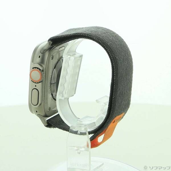〔 品〕 Apple Watch Ultra GPS Cellular 49mm チタニウムケース ブラック グレイトレイルループ 262