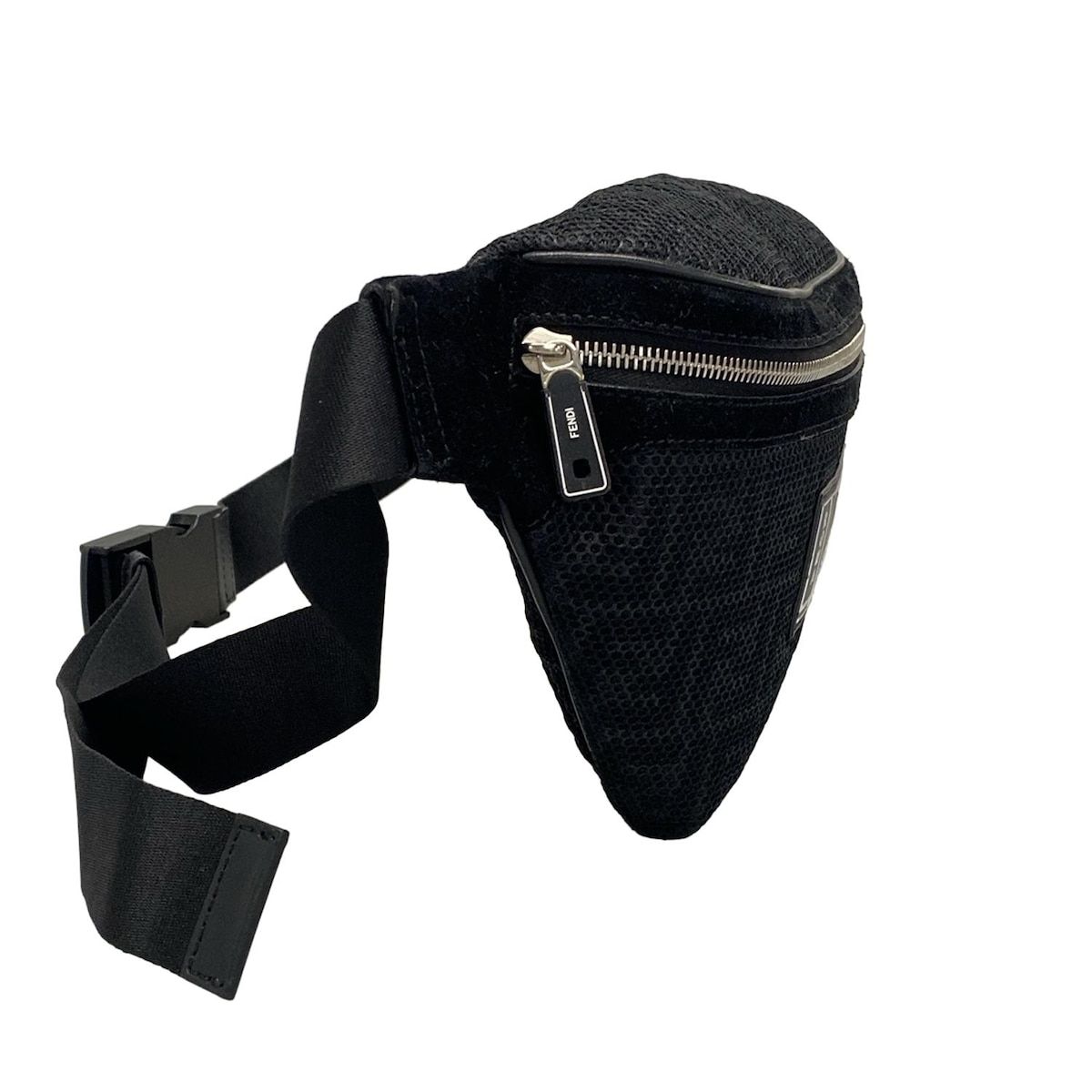 FENDI フェンディ ウエストポーチ ズッカ柄 7VA434 黒