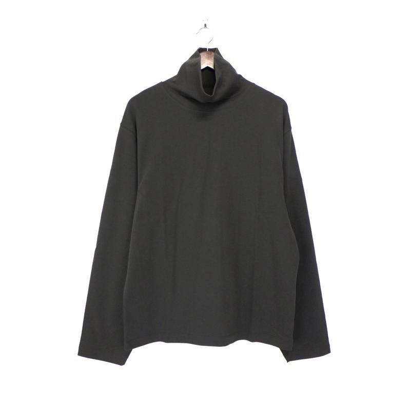 ルメール LEMAIRE TO1317 LJ1022 HIGH NECK LONG SLEEVE TOP ESPRESSO ハイネック ロングスリーブ トップ カットソー 40133