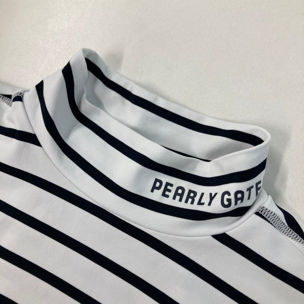 サイズ：1 PEARLY GATES パーリーゲイツ ハイネック 長袖インナーT