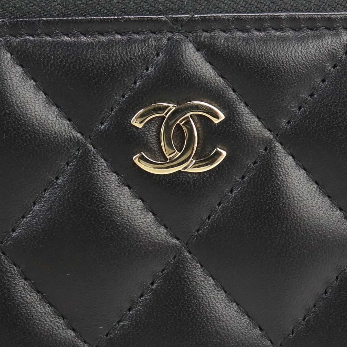 CHANEL シャネル L字ファスナーウォレット マトラッセ A68778 L字ファスナー長財布 ラムスキン【中古】 レディース - メルカリ