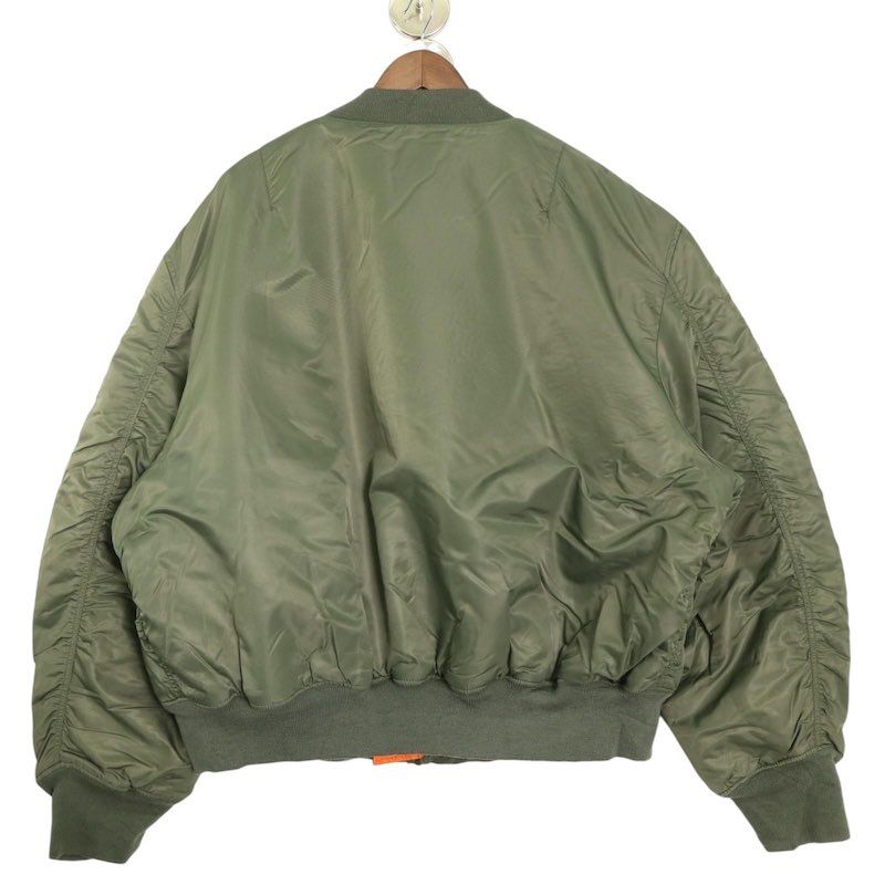 Knox Armory MA-1 フライトジャケット 大きいサイズ古着 メンズUS-3XLサイズ セージグリーン系 jc-0280