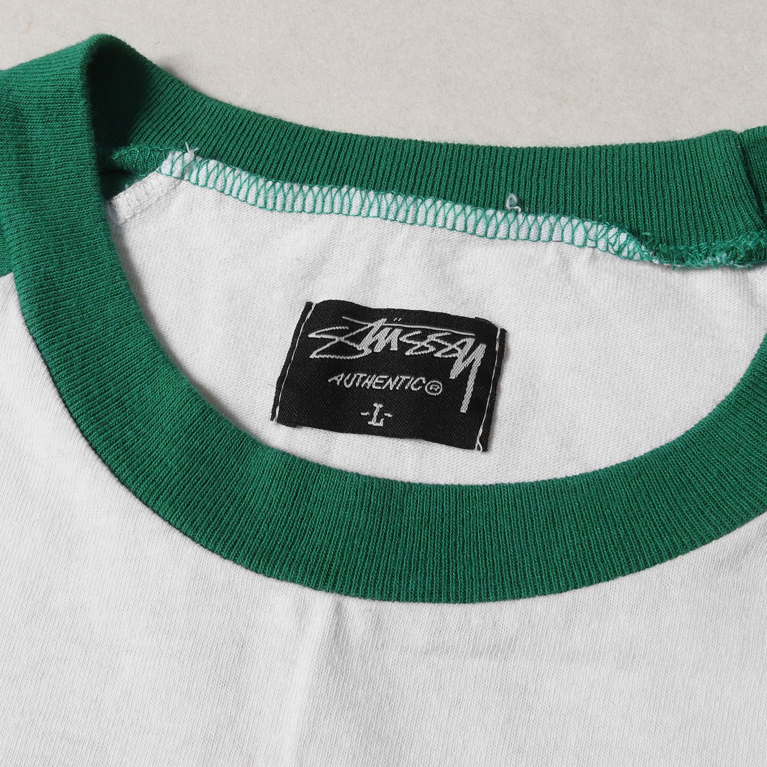 STUSSY ステューシー Tシャツ サイズ:L 00s ラスタ サークルロゴ 