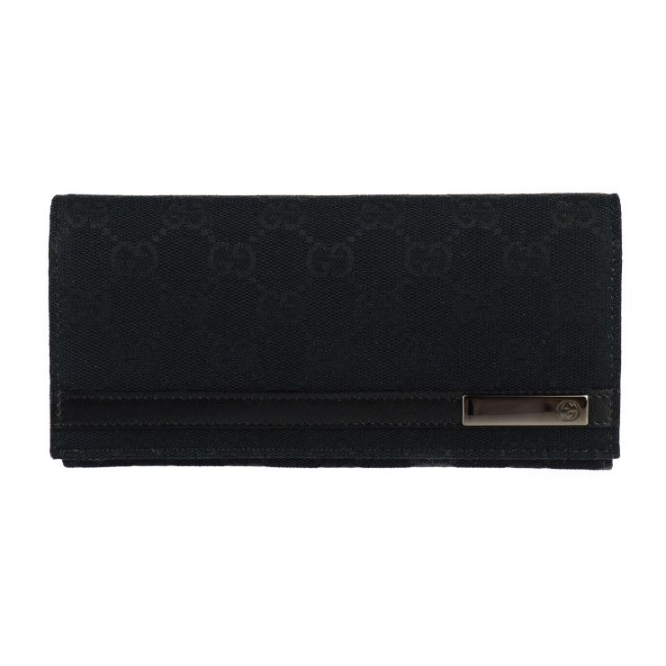 グッチ黒長財布 GUCCI グッチ 財布 長財布 ラウンドファスナー GGマーモント
