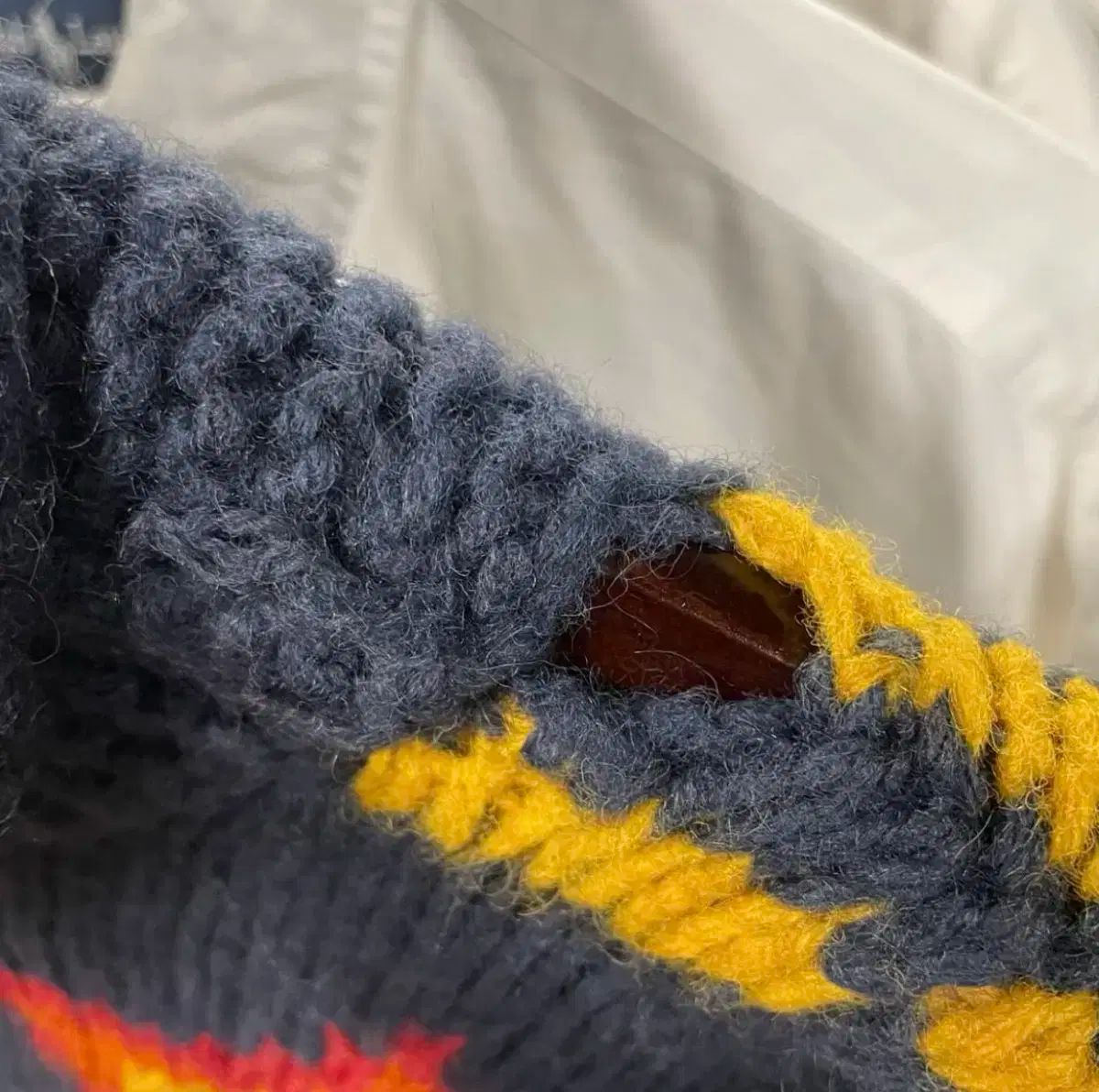 カウチン ニットジャケット