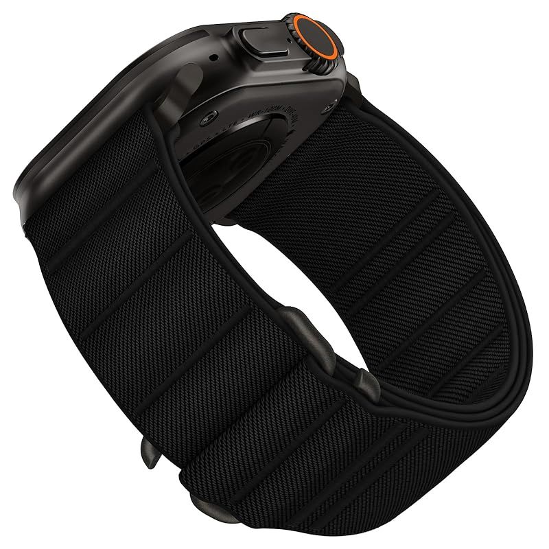 Suitisbest コンパチブル アップルウォッチ バンド ナイロン 49mm 46mm 45mm 44mm 42mm(Series 3 2 1) Apple Watch Ultra バンド スポーツ Apple Watch ベルト 通気 アルパインルー 1