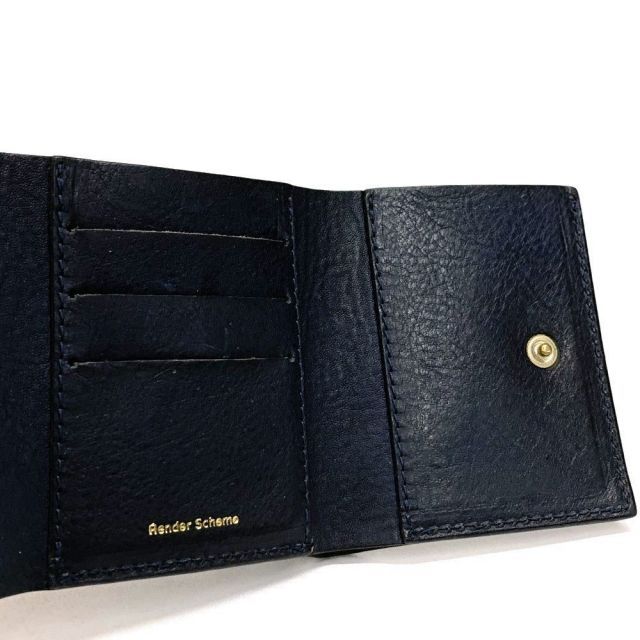 エンダースキーマ トリフォールドウォレット　ネイビー 楽天市場】【再入荷】Hender Scheme エンダースキーマ trifold