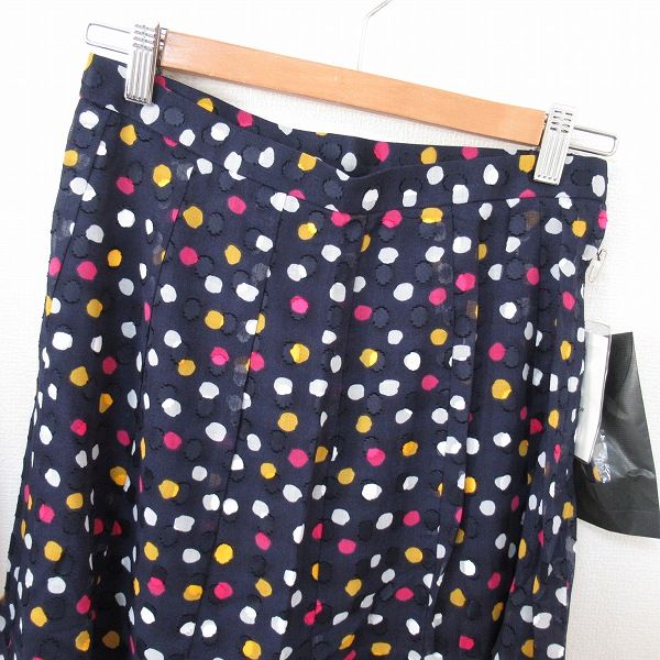 レリアン Leilian セットアップ ブラウス スカート ドット