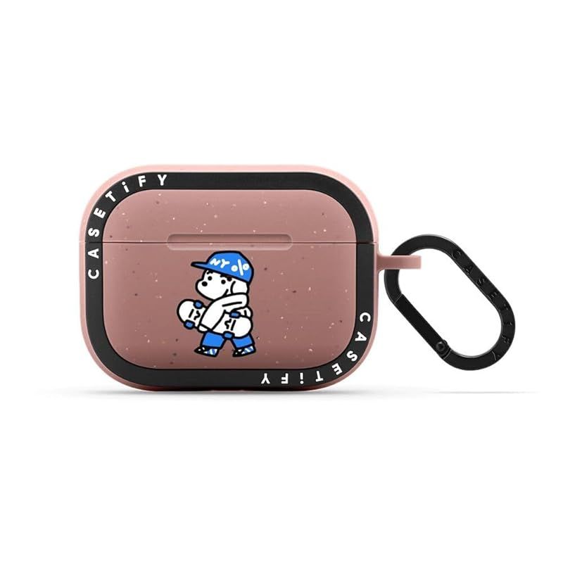 CASETiFY バウンス ケース AirPods Pro ケース 第1世代 - 第2世代 - mini JOHN 1 - マット ダスティー ローズ