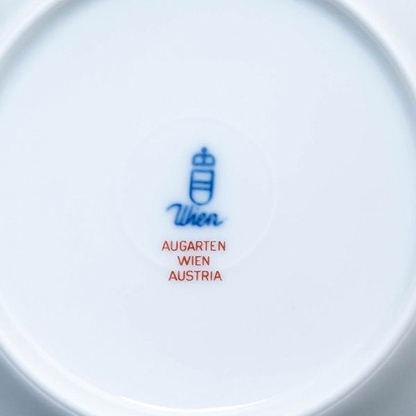  アウガルテン ウィンナーローズ モカカップ＆ソーサー ハプスブルク デミタスカップ コーヒー ティーカップ