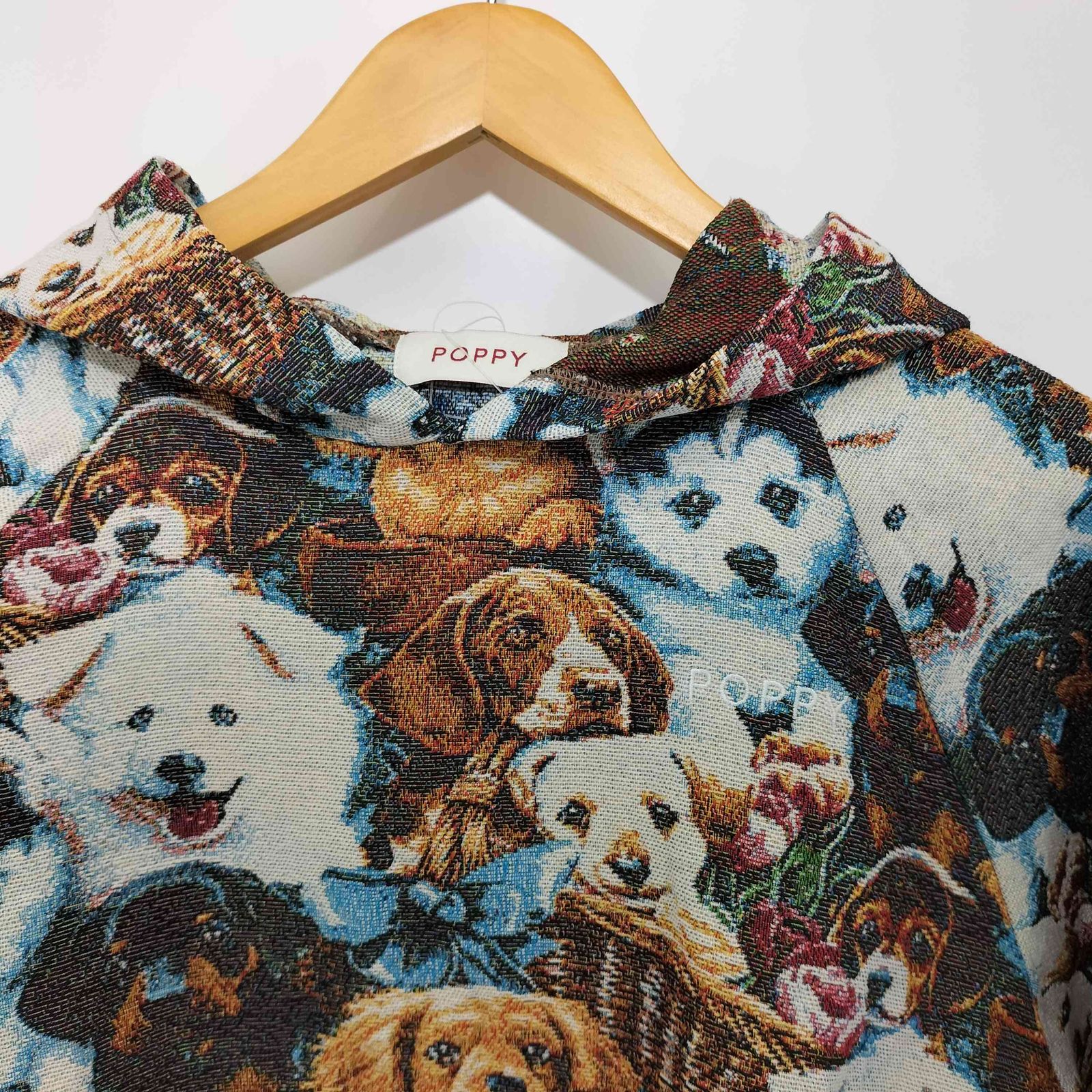 ポピートーキョー poppy tokyo メニードッグゴブランパーカー