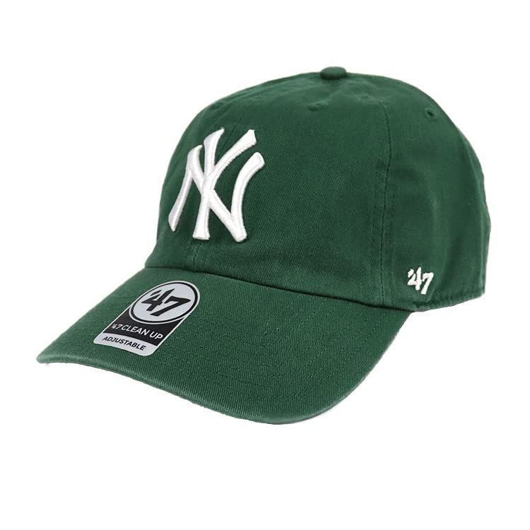 Size Free Size_Color ダークグリーン 47 Brand 47 キャップ ヤンキース メンズ レディース クリーンナップ NY ロゴ CLEAN UP CAP MENS LADIES 帽子 ローキャップ MLB NEW YORK YANKE