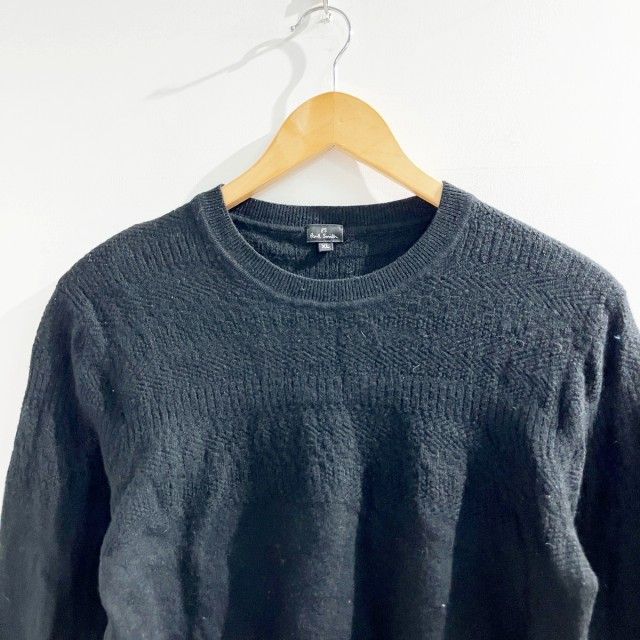 ポールスミス PAUL SMITH 長袖 ニットセーター ウール 黒