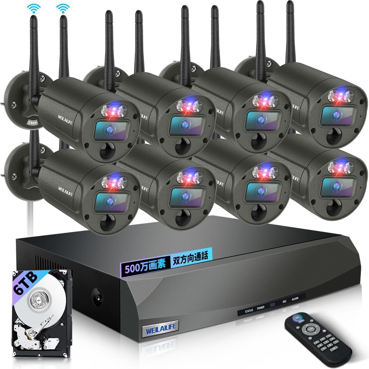 新品 【360°全方位監視・24時間録画】ACEMO 防犯カメラ 屋外 ワイヤレ Amazon.co.jp: 【360°全方位監視・24時間録画】ACEMO 防犯カメラ 屋外